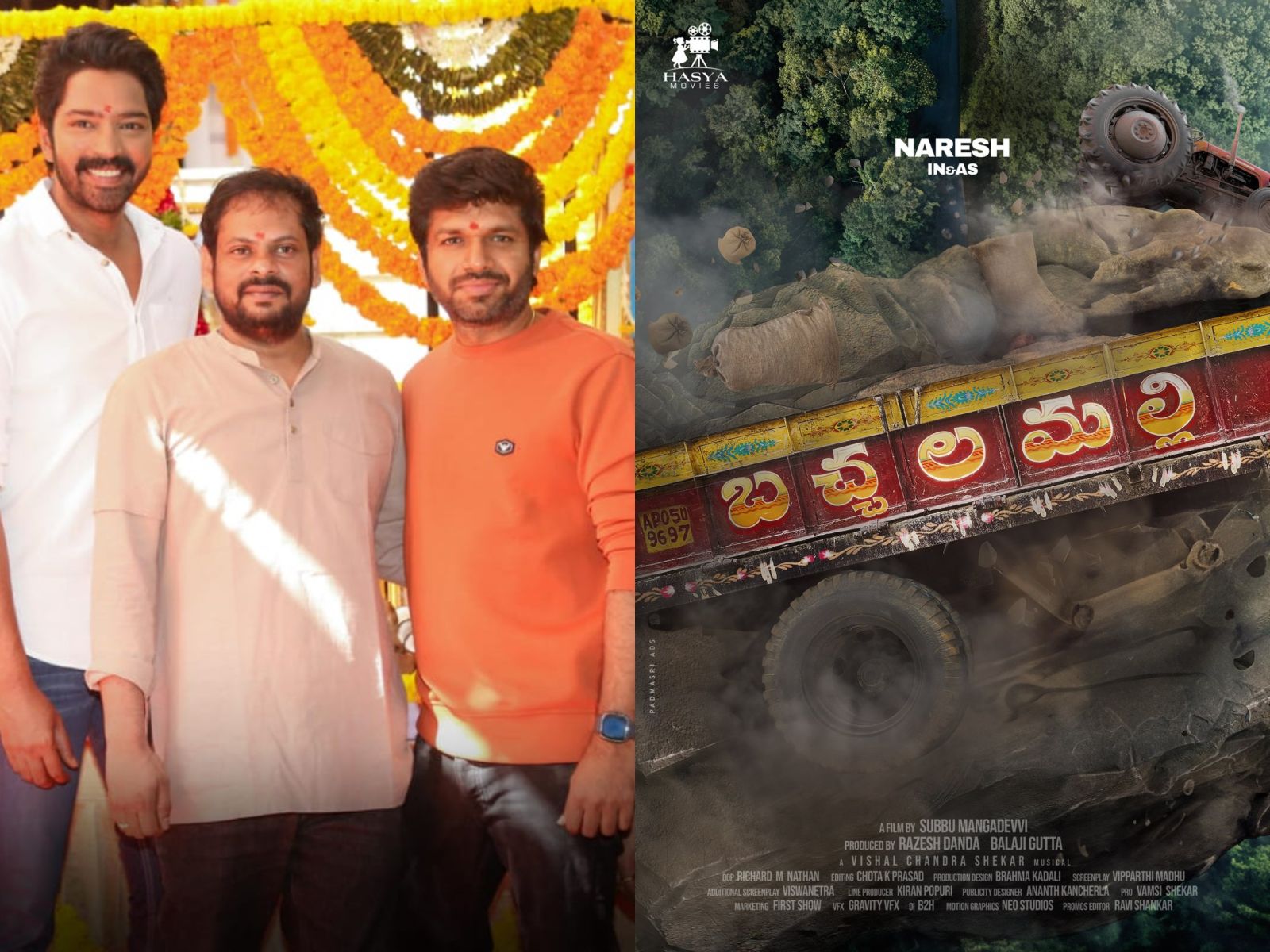 Allari Naresh 63 titled Bachchala Malli, a violent story? | Allari 